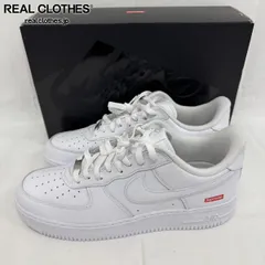 【未使用】Supreme×NIKE/シュプリーム×ナイキ AIR FORCE 1 LOW/エア フォース 1 ロー ホワイト CU9225-100/30.0
