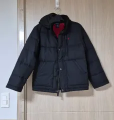 POLO RALPH LAUREN ブラック ダウン フード脱着 55