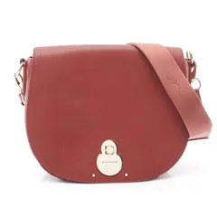 ロンシャン Longchamp ショルダーバッグ カヴァルケード レッド レザー カヴァルケード ショルダーバッグ レディース Used A