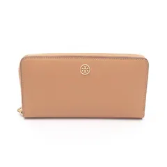 トリーバーチ Tory Burch ラウンド長財布 ロビンソン 45254 カルダモン/ネイビー レザー ラウンド長財布 レディース Used A