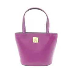 セリーヌ CELINE ハンドバッグ ミニトート パープル レザー ミニ トート レディース Used B
