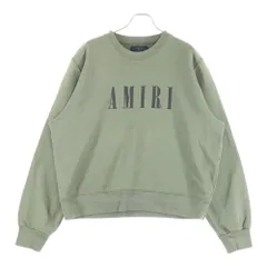 AMIRI (アミリ) Core Logo Crewneck Sweatshirt コアロゴ クルーネックスウェットシャツ トレーナー カーキ