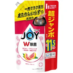ジョイ W除菌 食器用洗剤 贅沢グレープフルーツ 詰め替え 1,490mLのサムネイル