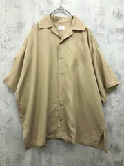 URBAN RESEARCH DOORS アーバンリサーチドアーズ DR25-23U107 リネン混 開襟ワイド シャツ sizeM/ベージュ ■◆ レディース