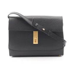 セリーヌ CELINE ショルダーバッグ ブラック レザー ショルダーバッグ レディース Used C