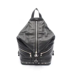 ジミーチュウ JIMMY CHOO リュックサック バックパック FITZROY フィッツロイ ブラック レザー スタースタッズ バックパック メンズ Used Aのサムネイル