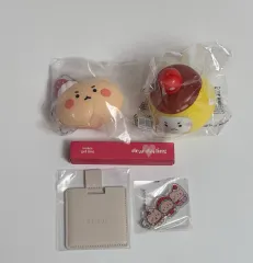 5個 まとめ/未開封) オリーブヤング クマ エチュード キーホルダー 2個 ティント ミラー 等