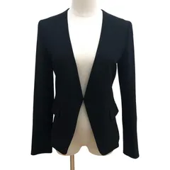  UNTITLED アンタイトル ノーカラージャケット ブラック フォーマル サイズ1【ZK74】