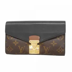 【6bb1583-k】ルイヴィトン 長財布 モノグラム ポルトフォイユパラス M58415 ブラウン ノワール【中古】レディース