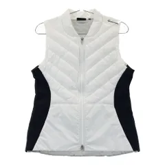 サイズ：L TAYLOR MADE テーラーメイド  中綿ベスト  ホワイト系 [240101623143] ゴルフウェア レディース ストスト