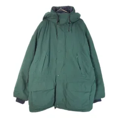 90年代 Eddie Bauer エディーバウアー RIDGE LINE GORE-TEX ダウンジャケット アウトドア グリーン(メンズ XL)中古 古着 X3029