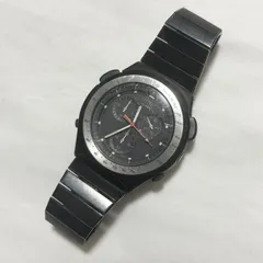 【送料無料】CITIEN/シチズン/ALARM/アラーム/3530-351266TA/クロノグラフ/ブラック/クォーツ腕時計/電池切れ/動作未確認/中古品/ジャンク品扱い