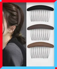 新品 ヘアコーム 3色セット ヘアアクセサリー大人 しっかり留まる簡単 ハーフアップ髪飾り お団子ヘアかんざし【送料無料】
