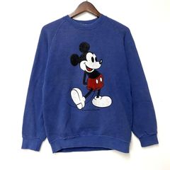 ヴィンテージ ミッキー スウェット フェード ダメージ グランジ 在原 