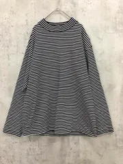 BEAUTY & YOUTH ビューティ&ユース ユナイテッドアローズ ボーダー モックネック カットソー sizeXL/黒系 ■◇ メンズ