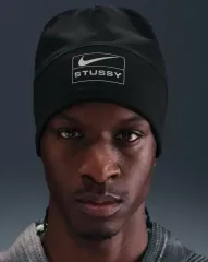 ナイキ STUSSY スカルキャップ ビーニー ブラック