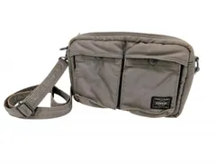 ポーター タンカー ショルダーバッグ グレー ウエストバッグ ボディバッグ ナイロン メンズ レディース PORTER 吉田カバン TANKER BAG 