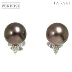 ハンドメイドピアス3288 南洋白蝶/タヒチ黒蝶ピアス 8mm マルチ K18 デイリー オフィス