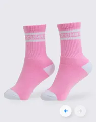 Zumba Amour Plush Half Crew Sock  ズンバ 正規品 ZUMBA