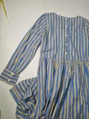 ストライプ ロング ONE PIECE mサイズ 0158