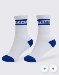 Zumba Amour Plush Half Crew Sock ズンバ 正規品 ZUMBA