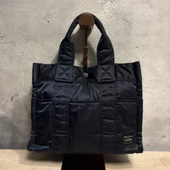 HEAD PORTER ヘッドポーター アイアンブルー スクエア トートバッグ 廃盤 藤原ヒロシ TANKER タンカー ナイロン 吉田カバン ネイビー系 希少モデル 499
