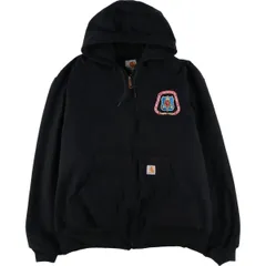 古着 カーハート Carhartt アクティブジャケット ダックフルジップパーカー USA製 メンズXXL相当/eaa613105