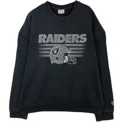 古着 NFL LAS VEGAS RAIDERS ラスベガスレイダース プリントスウェットシャツ トレーナー メンズXXL相当/eaa612215