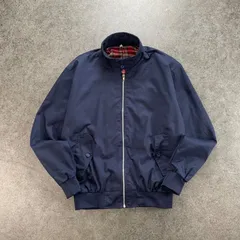 90s Vintage Euro Vintage Harrington Jacket Swing top ユーロ ヴィンテージ ハリントンジャケット スウィングトップ ブルゾン ジップアップ 内側チェック柄 無地 ネイビー 紺 ヴィンテージ ビンテージ メンズのサムネイル