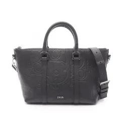 ディオール Dior ハンドバッグ Weekender 25 ディオール グラビティ 1ESPO322LLG_H00N ブラック レザー ディオール グラビティ Weekender 25 バッグ メンズ Used A