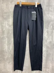 新品 BEAUTY & YOUTH ビューティ&ユース ユナイテッドアローズ ピンストライプ タック テーパード パンツ sizeM/濃紺 ■◇ レディース