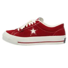 美品 CONVERSE コンバース 5.5 ONE STAR J VTG 50th Anniversary MADE IN JAPAN ウィメンズ レディース スエード レザー RED  18001673
