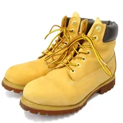 Timberland ティンバーランド US8.5W 26.5cm 6インチプレミアムブーツ 10061 ワークブーツ イエローブーツ ウィート ヌバック  35005248