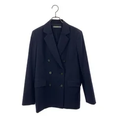 【美品】  theory luxe / セオリーリュクス | ダブルブレスト ジャケット / 総裏地 | 40 | ダークネイビー | レディース