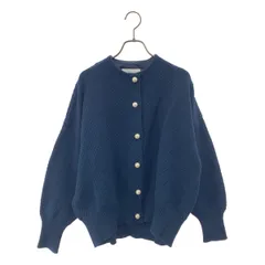 sono / ソーノ | ビッグパールニットカーディガン | 1 | ネイビー | レディース