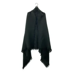 ASAUCE MELER / アソース メレ | フリンジ 大判ストール | ブラック