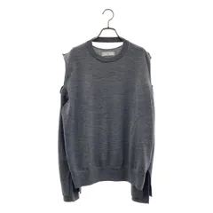 TOGA / トーガ | × H&M カットアオウト ウール ニット プルオーバー | L | グレー | レディース