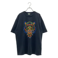 KENZO / ケンゾー | タイガーロゴ プリント Tシャツ | XL | ブラック | メンズ