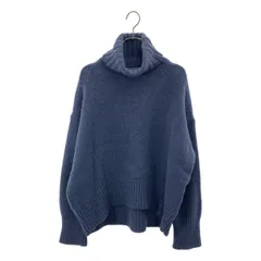 GALERIE VIE / ギャルリーヴィー | ファインウール ハイネックプルオーバー ニット セーター | S | ブルー | レディース