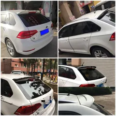 【送料無料】【2015-2019年式フォルクスワーゲンゴルフ専用】【スポーツタイプリアウィング】桑塔ナゴルフ専用設計ABS製、エアロパーツ、車両安定性向上【簡単取付】穴あけ不要【ブラック・ホワイト】選べるカラー