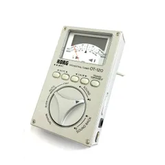 【中古】KORG クロマチックチューナー 針式メーター OT-120 吹奏楽 ブラスバンド オーケストラ どんなコンサート・ピッチにも対応 100時間連続稼働 ソフ KORG クロマチックチューナー 針式メーター OT-120 吹奏楽 ブラス