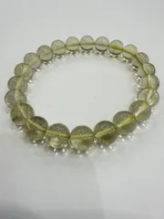 【E28207】リビアングラス　9㎜　ブレスレット　Libyan desert glass bracelet