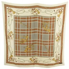 カシミヤ100％ ストール ショール 総柄 ホワイト系 ■GY99