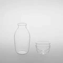 【新品】TG/深澤直人/酒セット/耐熱ガラス/Heat-resistant Sake Set 270ml/台湾ガラス/Taiwan Glass/たいわん がらす/酒器/徳利/盃/杯/猪口/グラス/コップ/シンプル/お洒落/オシャレ/おしゃれ