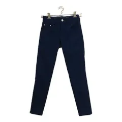 中古 レディース フィラゴルフ FILA GOLF パンツ S 紺 ネイビー ストレッチ 裏起毛