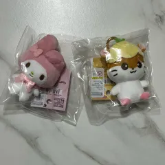 マイメロディ クリリン ハートカラビナ キーホルダー