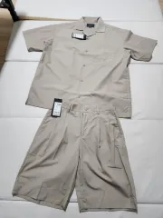 ZIOZIA ジオジア アンドジ AND Z(アンドジ) 半袖 ハーフパンツ セットアップ セット ベージュ