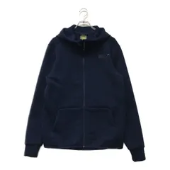 中古 メンズ プーマ PUMA パーカー M (USサイズ) 紺 ネイビー フルジップ ジャージー素材