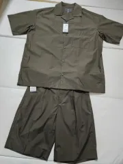 ZIOZIA & Z (アンドジ) 半袖ハーフパンツ セットアップ セット ブラウン