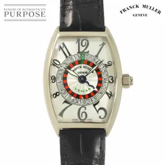 フランクミュラー FRANCK MULLER トノーカーベックス ヴェガス 5850VEGAS メンズ 腕時計 シルバー K18WG 自動巻き Curvex 90312834のサムネイル